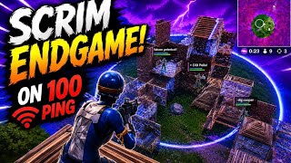 EU scrims on 100 ping