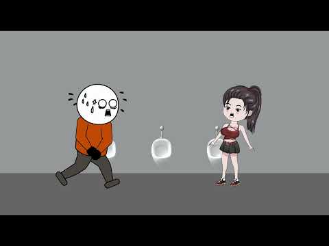 老板把男厕所改成了无性别厕所，还给加了个指纹锁 #原创动画 #搞笑 #专治不开心 poster