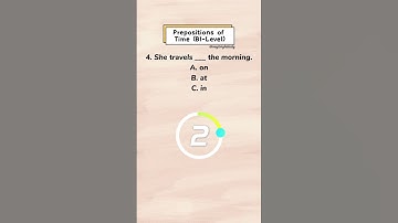 Can You Pass This Prepositions of Time Quiz? | Test Your Grammar! #EnglishQuiz