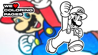#15 Super Mario Nintendo Coloring Page | WE ❤️ COLORING PAGES #15 Super Mario Nintendo Coloring Page | WE ❤️ COLORING PAGES