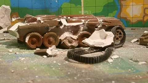 Crusader MK III Destroyed Slow Motion