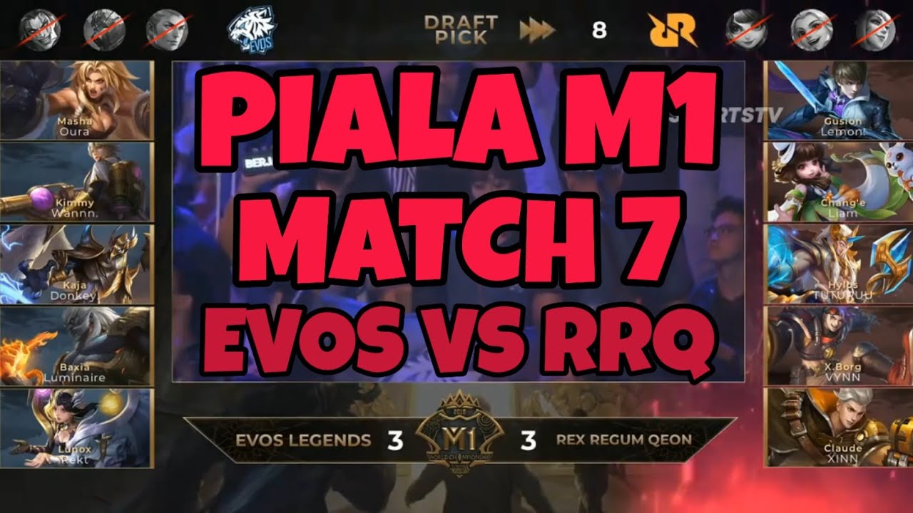 PIALA M1 MATCH 7 EVOS VS RRQ FINAL - YouTube