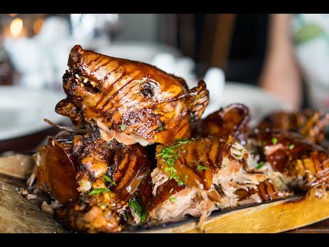 Crispy Suckling Pig at Restaurant St. Lars in Oslo, Norway