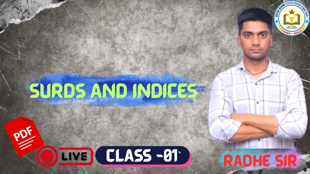 Surds And Indices  // SSC GD// Railway NTPC // Punjab Police // HSSC By Radhe Sir