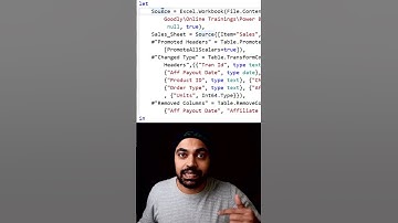 Power Query Advance Editor Navigation Trick🔥| #shorts #datacleaning #mlanguage