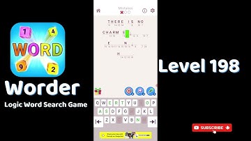 Worder Logic Word Search Level 198 Walkthrough 🧩 | Go Answer 🎮