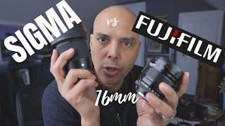 Sigma 16mm vs Fujifilm 16mm 1.4