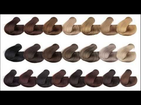 Medium Brown Hair Colour Chart