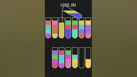 Water Sort Puzzle Level 251 Walkthrough Solution Android/iOS 💦