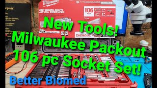 New Tools Milwaukee Packout 106pc socket set