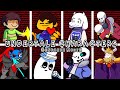 FNF Manifest but Every Turn UNDERTALE Character Sings It