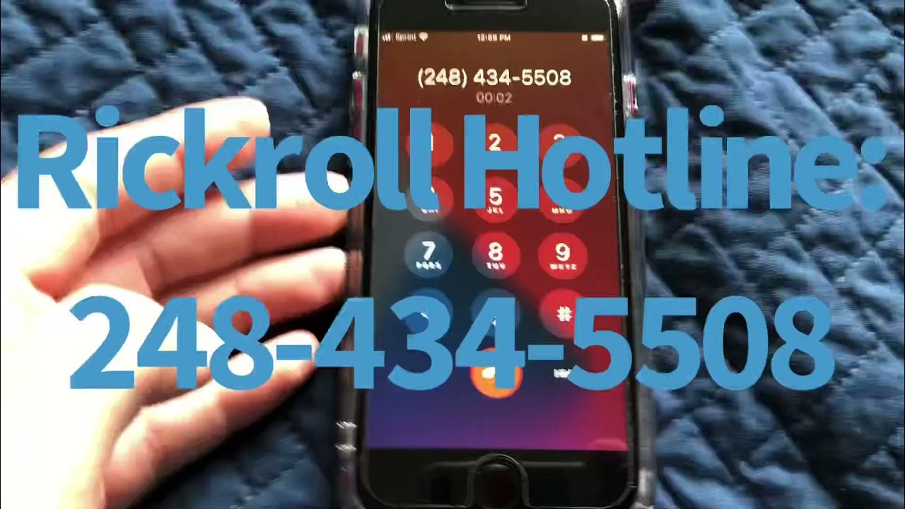 phone number that rick rolls people｜TikTok Search