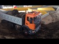 RC EXCAVATOR O&amp;K and SCANIA TRUCK