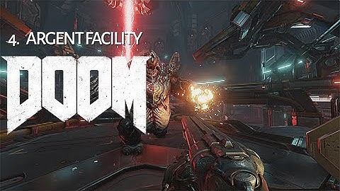 DOOM 2016 Level 4: Argent Facility | 4K Gameplay