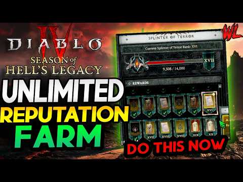INSANE Reputation Farm in Diablo 4 Season 15