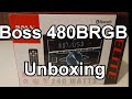 Boss audio 480brgb double din bluetooth media player unboxing