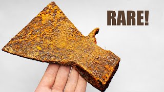 RARE Old Rusty Axe Restoration