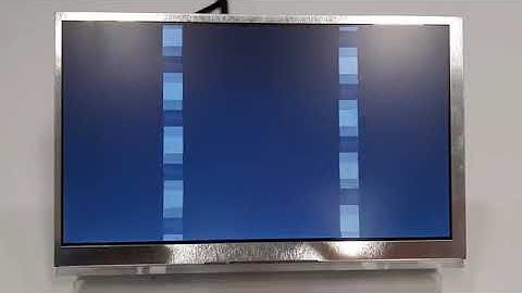 FPGA LCD animation: Moving dashed lines