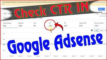 Google Adsense Me CTR Kaisai Check Kare | How To Check CTR IN Google Adsense| Beta Version CTR Check