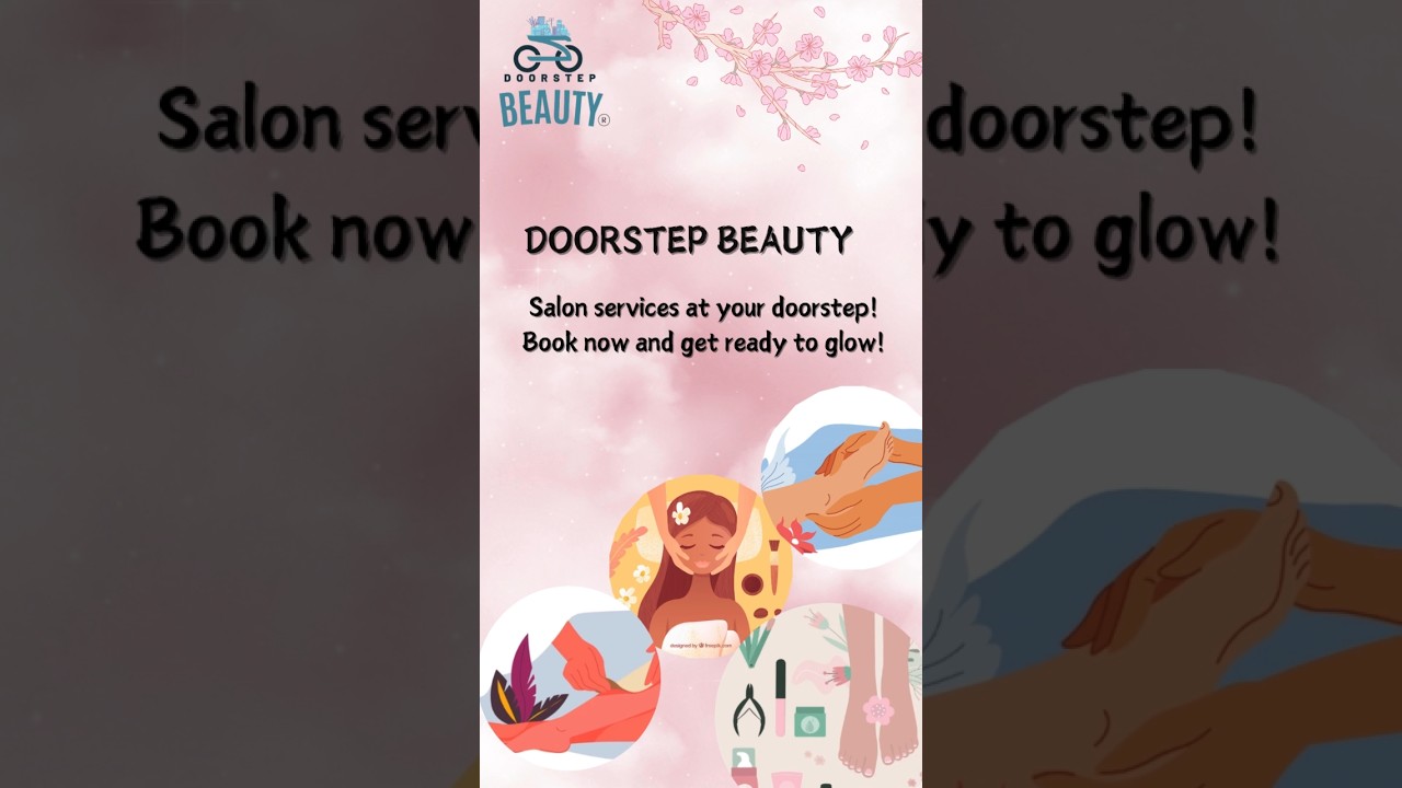 Beauty at your doorstep! 💅✨ Enjoy premium salon services in the comfort of your home.