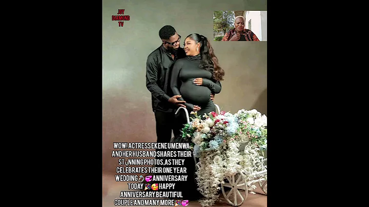 Actress Ekene Umenwa and her husband shares their stųnning photos,as they celebrates  Anniversary.💖💓