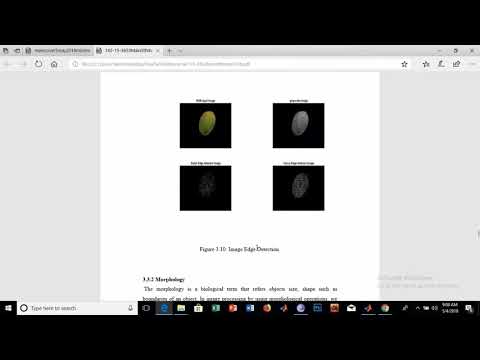 The Fruit Diseases Identification and Classification Using Image Processing in MATLAB
