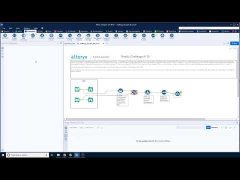 Alteryx weekly challenge week 111 - Make a Weekly Challenge Dream Team! Advanced Data Analysis