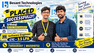 Full Stack Developer Course in Chennai with Placements Sribalaji | Besant Technologies Velachery