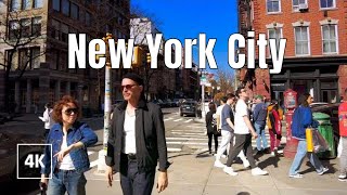 New York Walk 4k - Lower Manhattan and SoHo NYC