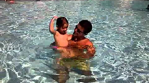 Leyanna's First Real Swim 27/07/2011