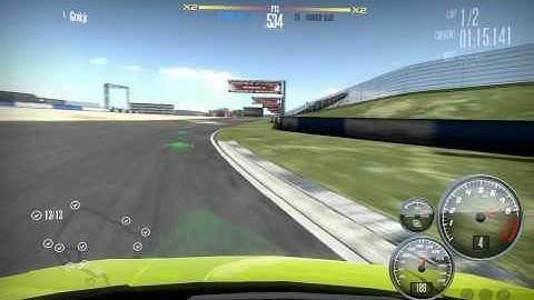 NFS Shift - ISRC II competition at Silverstone GP - 2 laps in 3.24.290 using max 14.00 rating cars