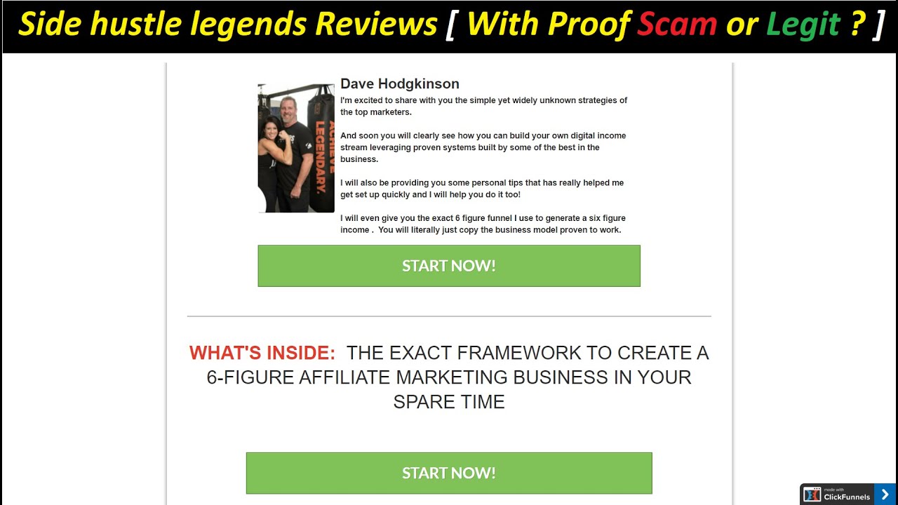 Side hustle legends Reviews [ With Proof Scam or Legit