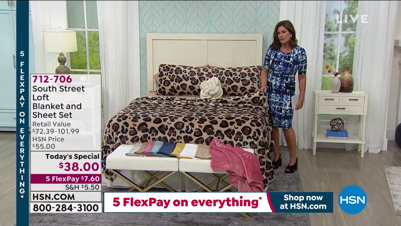 South Street Loft Blanket and Sheet Set YouTube