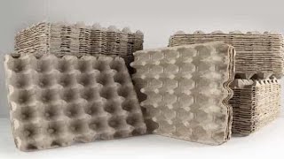 شاهد كيف يتم تصنيع اطباق البيض من الاوراق القديمة Egg trays