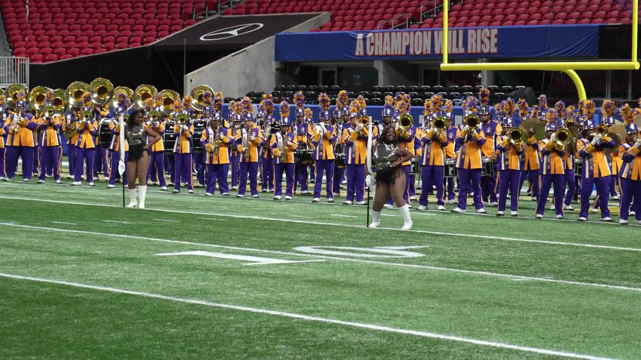 JAMES HILL SPORTS HBCU BAND OF THE YEAR MILES COLLEGE MARCHING BAND  MB STADIUM ATLANTA 12-12-25