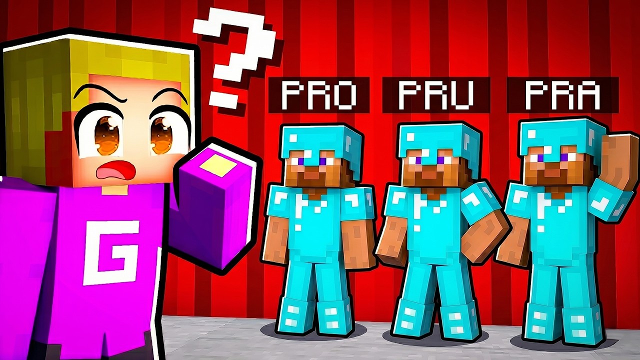 Raad De ECHTE PRO In Minecraft! (Survival) 🤔