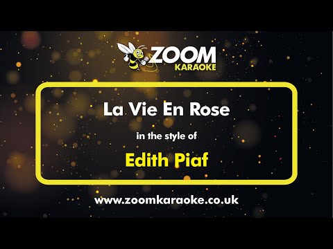 Edith Piaf - La Vie En Rose - Karaoke Version from Zoom Karaoke