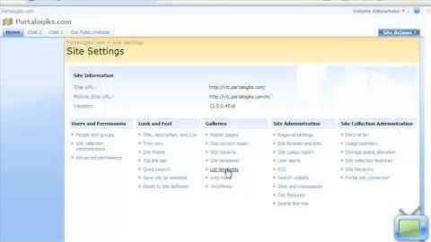 SharePoint 2007 Training Video: Create and Manage Site Navigation-WSS