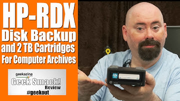 HP RDX Removable Disk Backup Storage for Archives