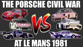 The many different Porsche 935s of Le Mans 1981