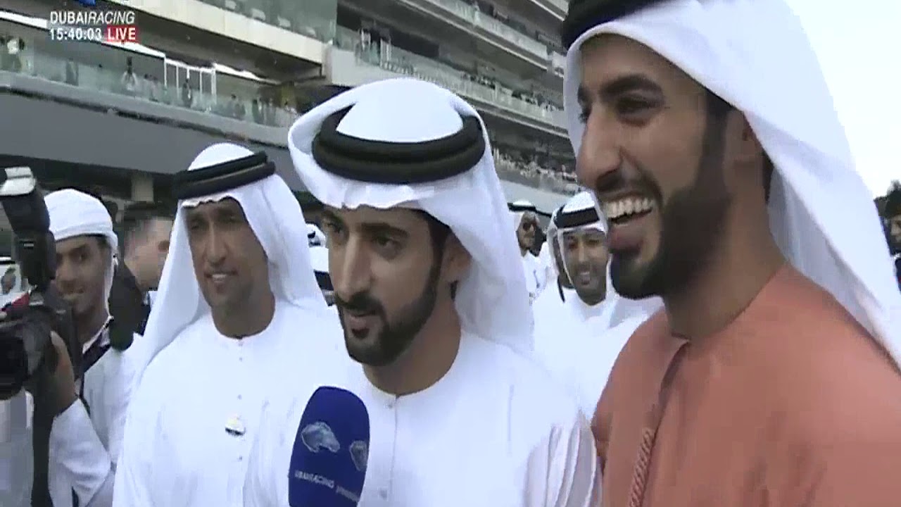 كأس دبي العالمي 2018 | لقاء مع سمو الشيخ حمدان بن محمد والشيخ راشد النعيمي