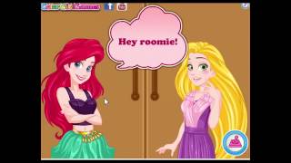 Princess College Dorm Makeover - Ariel and Rapunzel Room Decoration Game For Kids Hd screenshot 4