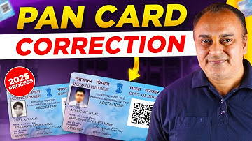 PAN Card Correction Online 2025 – Fix Name, DOB & Address ✅ (Step-by-Step Guide)