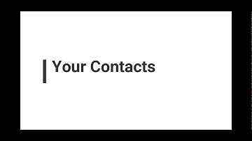 Contacts Database | ANSOV