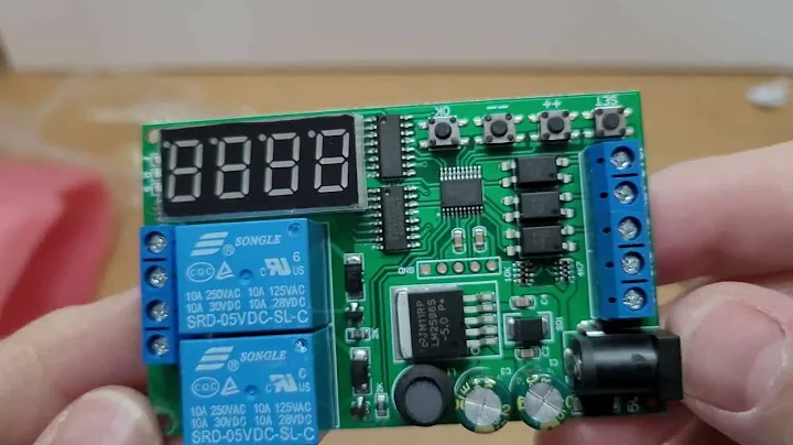 DC 5-24V Multifunction AC DC Motor Reversible controller Driver board for Toy PLC Car Garage Door