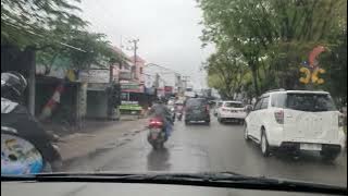 Ruas Jalan Pagi Hari di Kota Samarinda