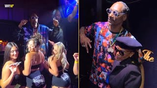 Snoop Dogg And His Wife Bumping Kendrick Lamar’s “Not Like Us” At Their Strip Club Opening Party