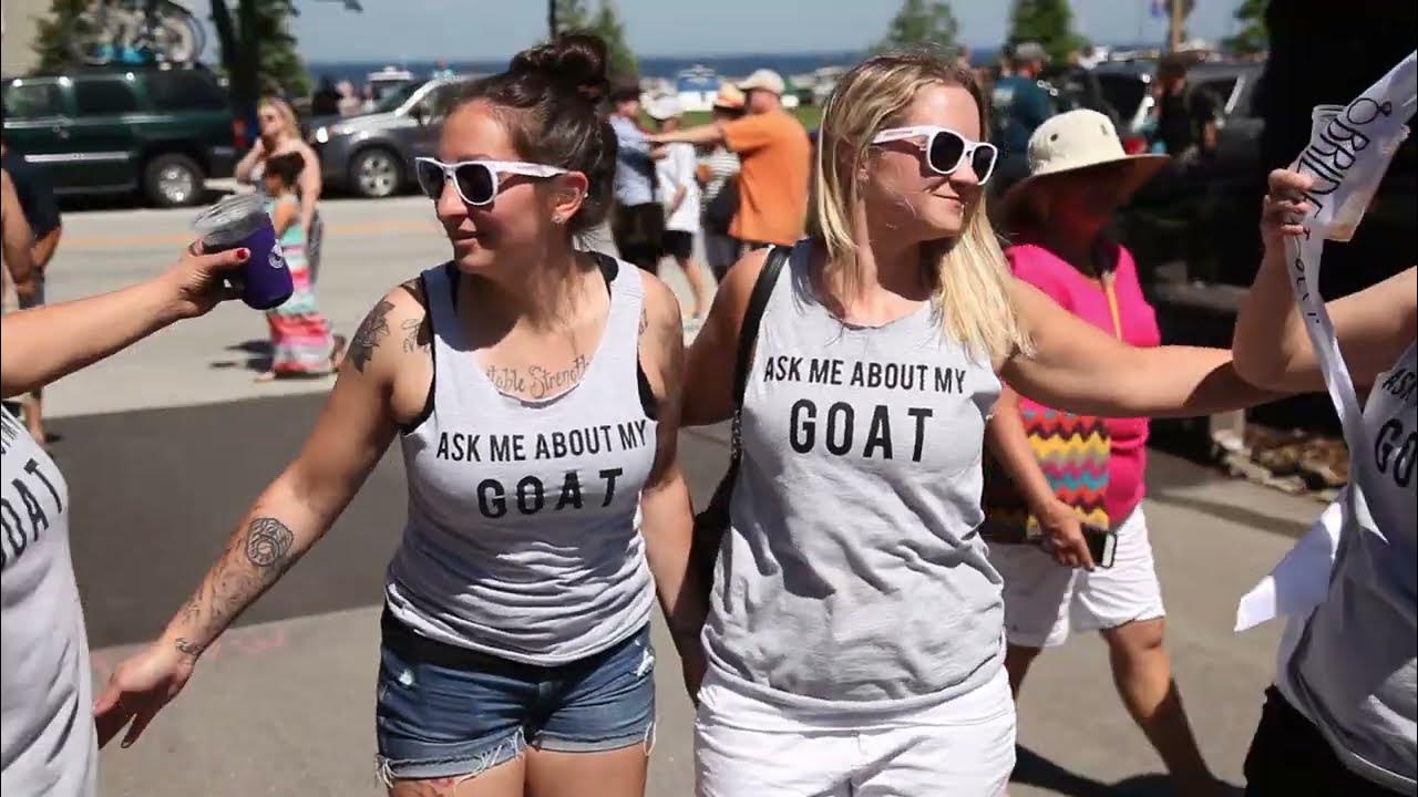 Sister Bay's 9th Annual "Roofing of the Goats Parade" YouTube