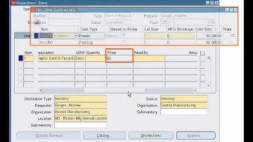 Creating Internal Requisitions Demo
