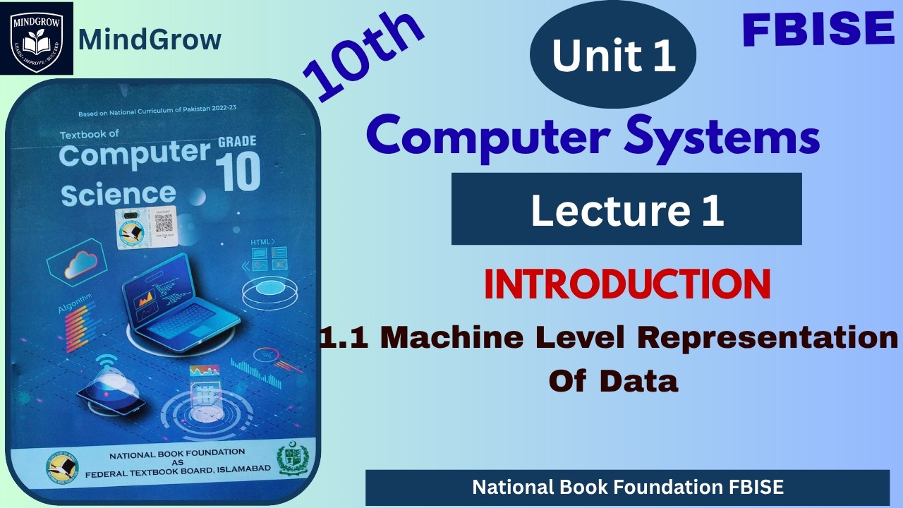 Windows 10 Computer Science Unit 1 Computer System | Lecture 1 Machine Level Representation Class ...